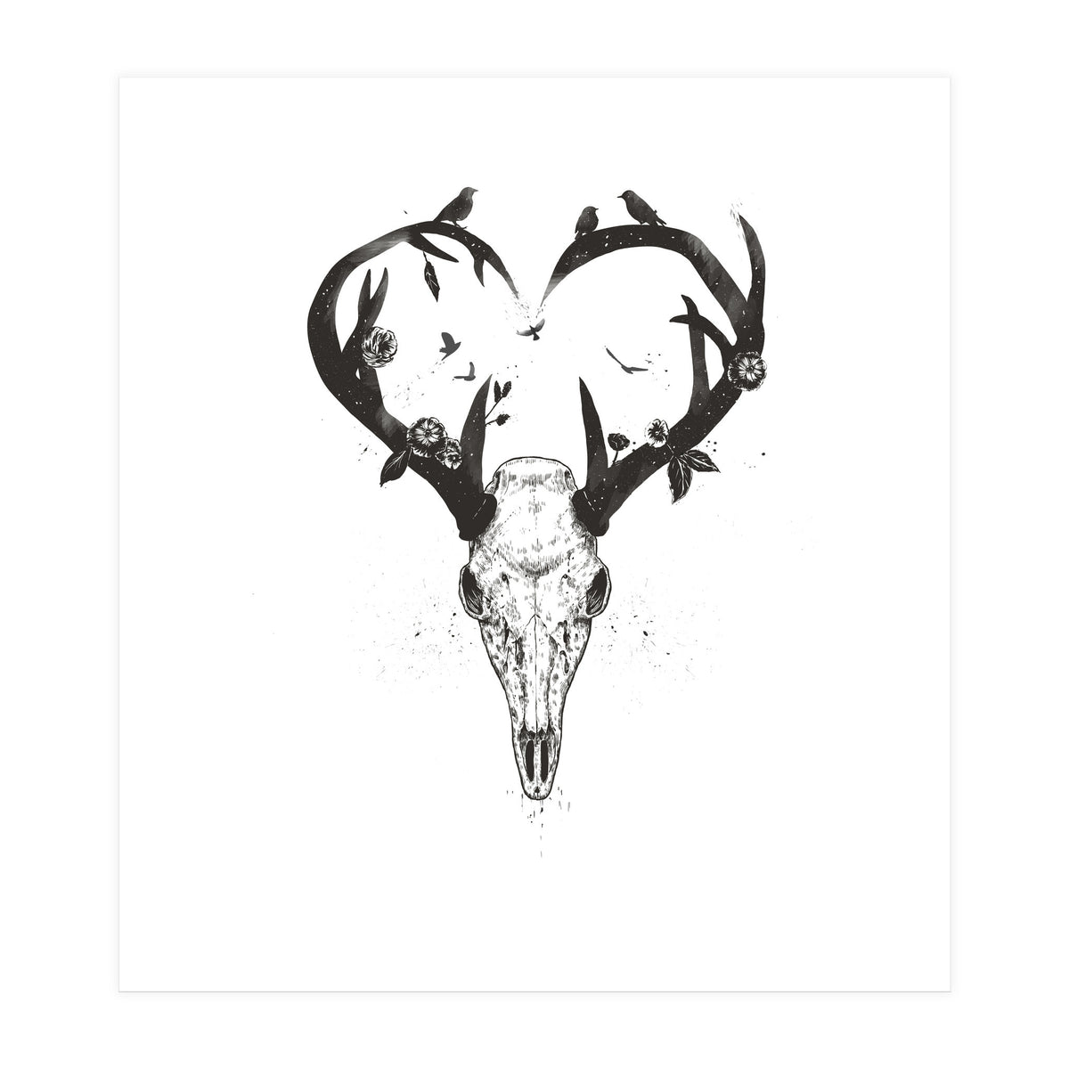 Neverending Love Bw (Print Only)