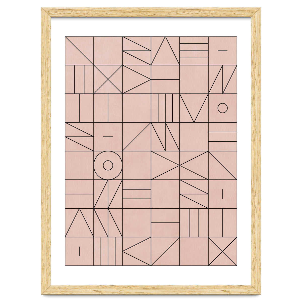 My Favorite Geometric Patterns No.2 - Pale Pink