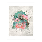 Floral Owl  (Print Only) thumbnail