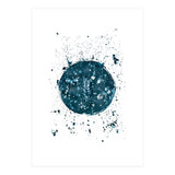 Indigo Blue Botanical Leaves No. 8 (Print Only) thumbnail