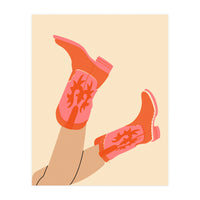 Cowgirl Boots Risography (Print Only)