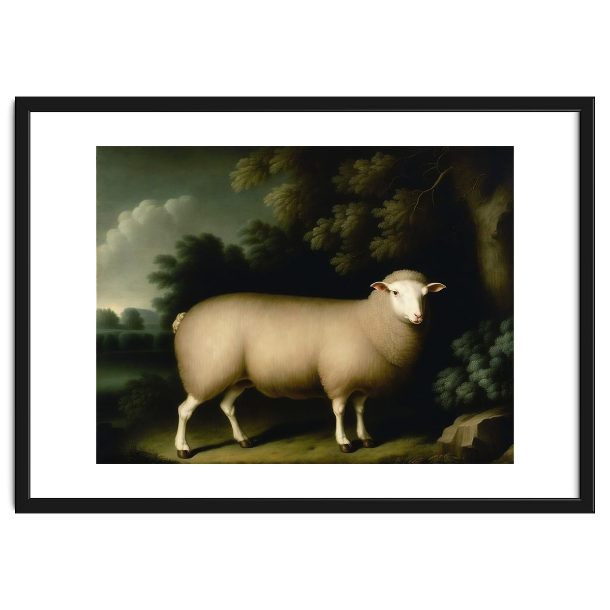 Sheep Classical Oil Painting