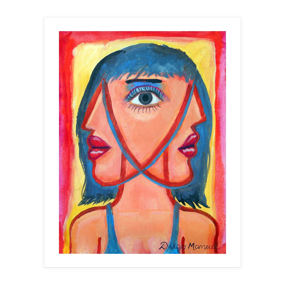 Cabeza De Mujer 6 (Print Only)