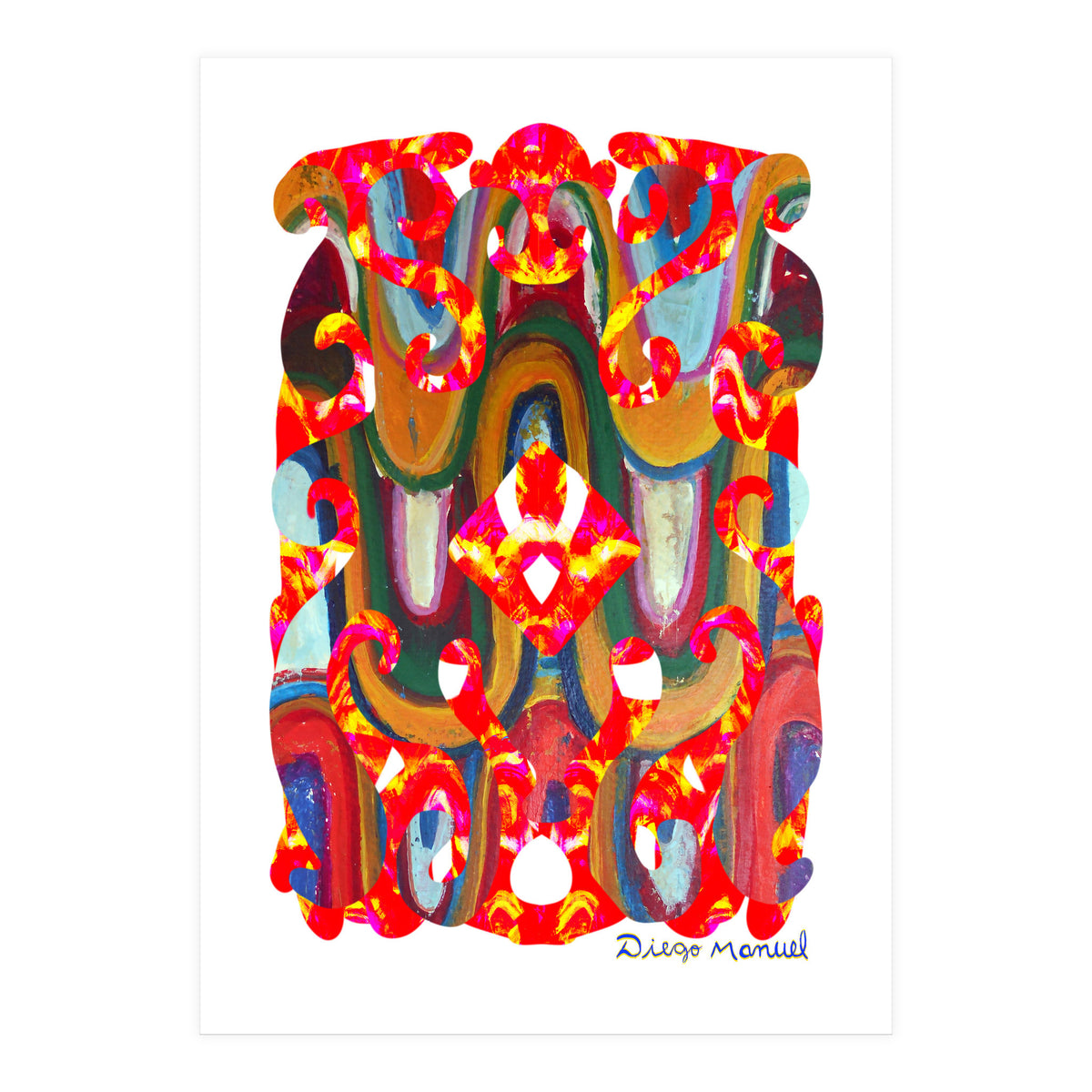 Pop Abstract Asimetrico 29 Copia (Print Only)