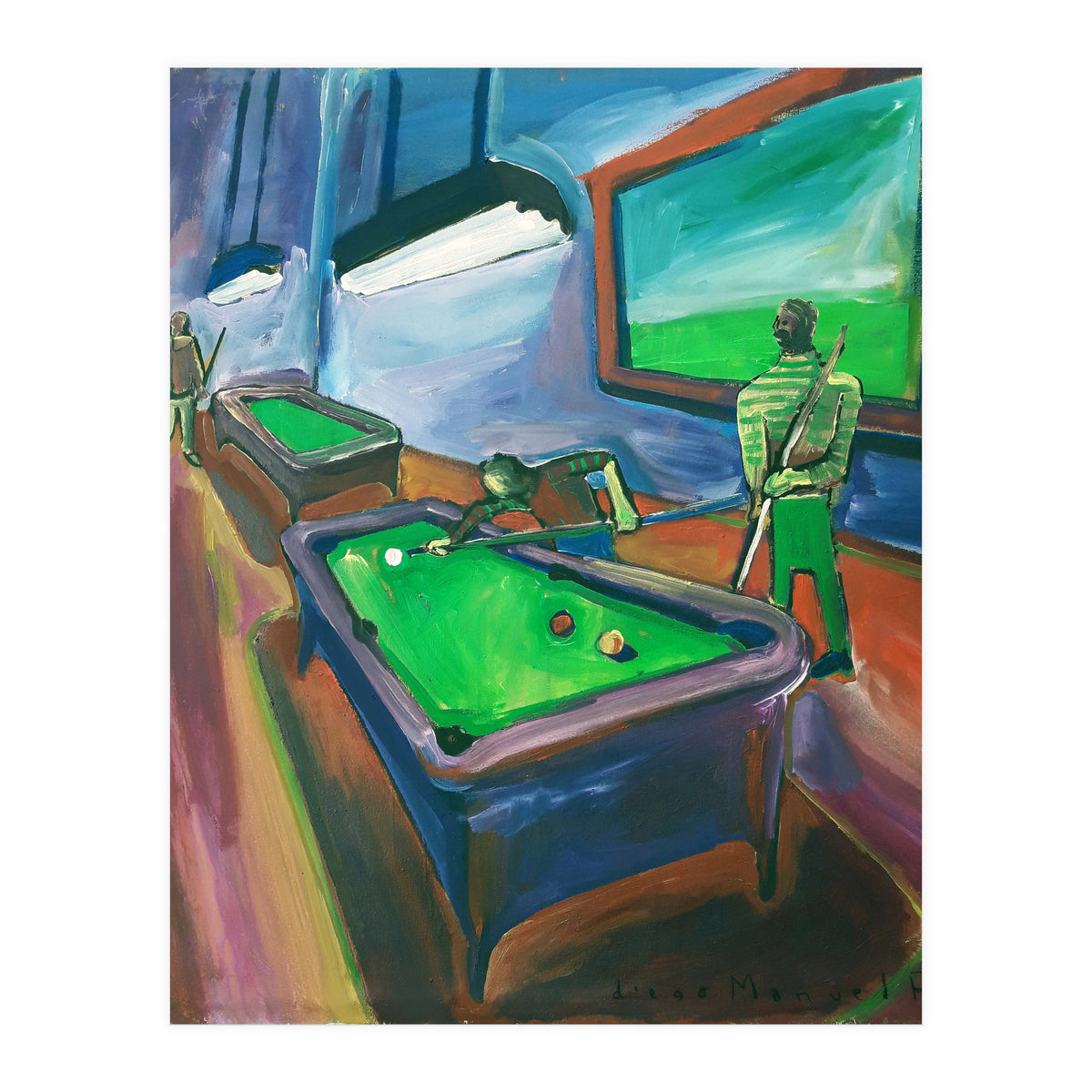 Noche De Pool (Print Only)