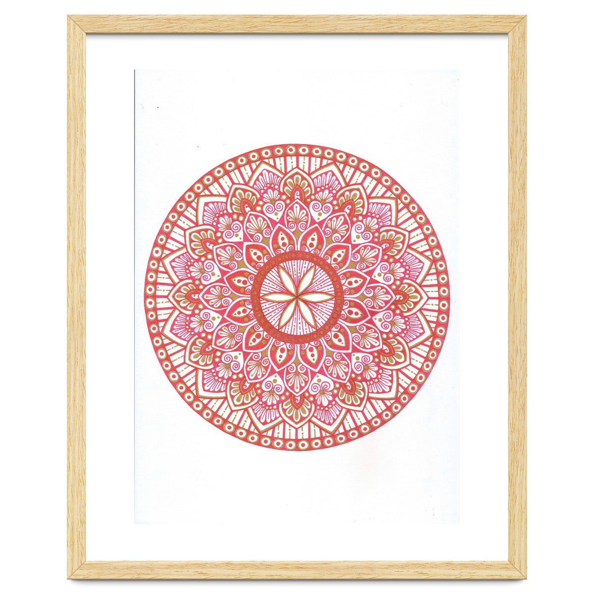 Red & Gold Mandala