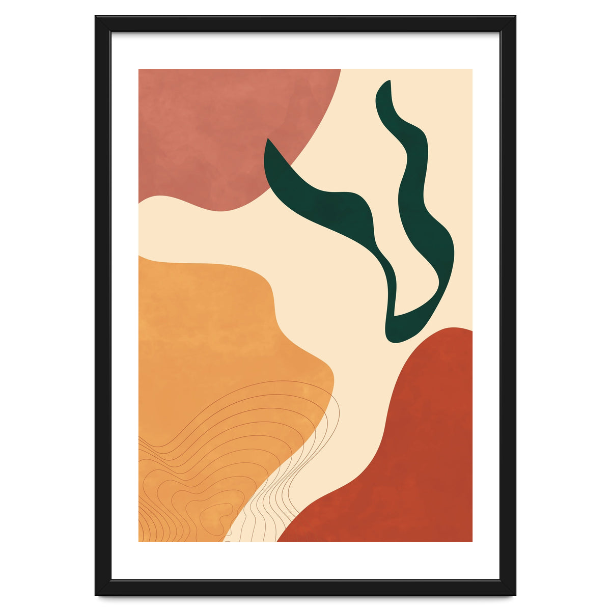 Abstract Scandi Neutral Shapes