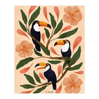 Toucans in the Hibiscus (Print Only)
