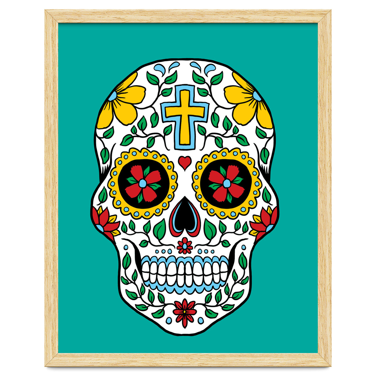 Colorful Skull III