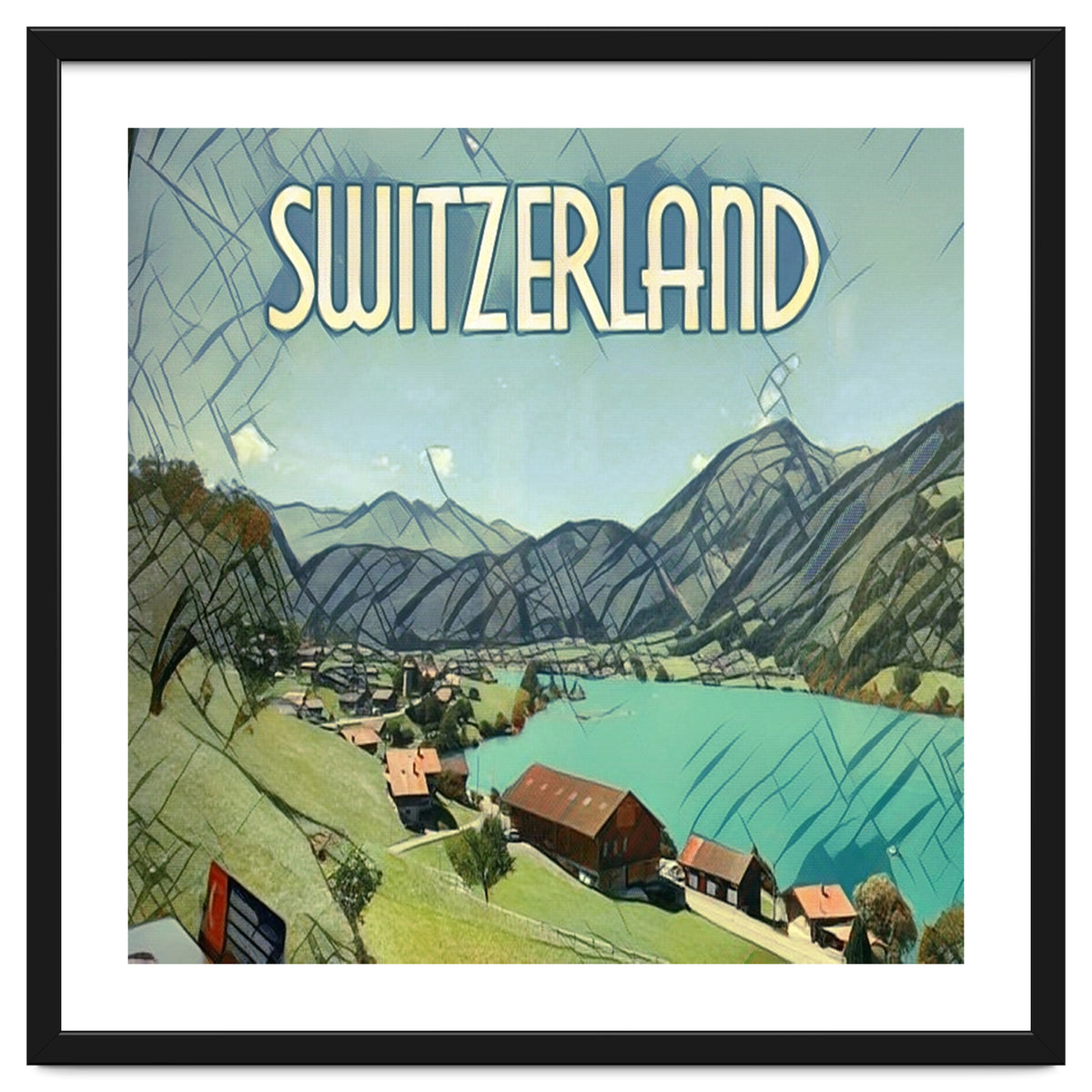 Lake Lungern, Switzerland.