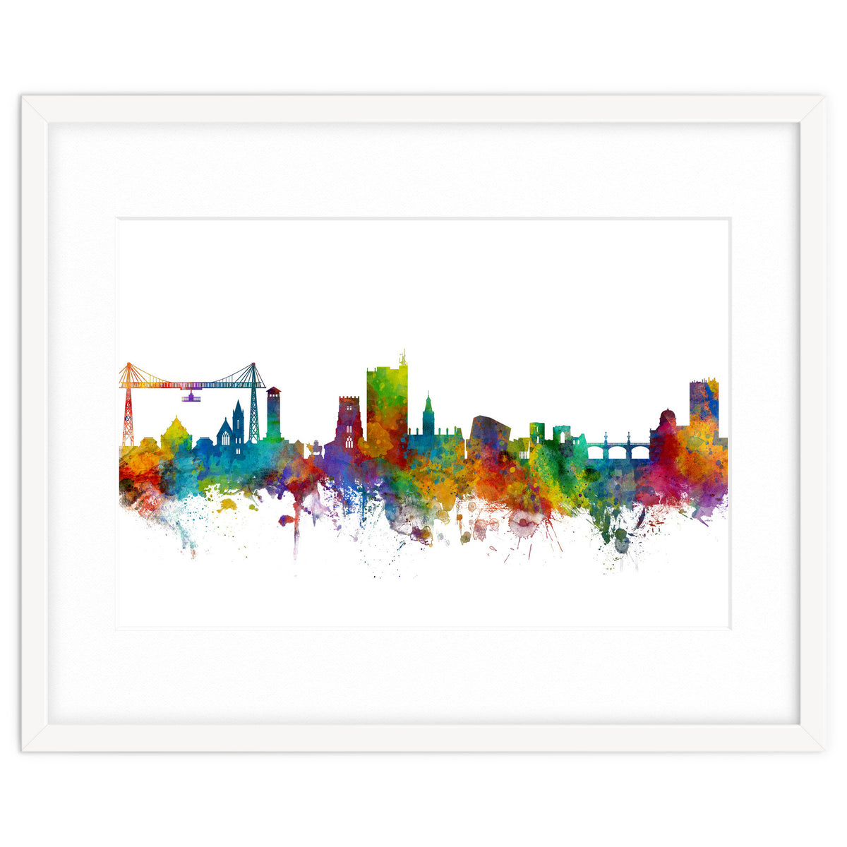 Newport Wales Skyline