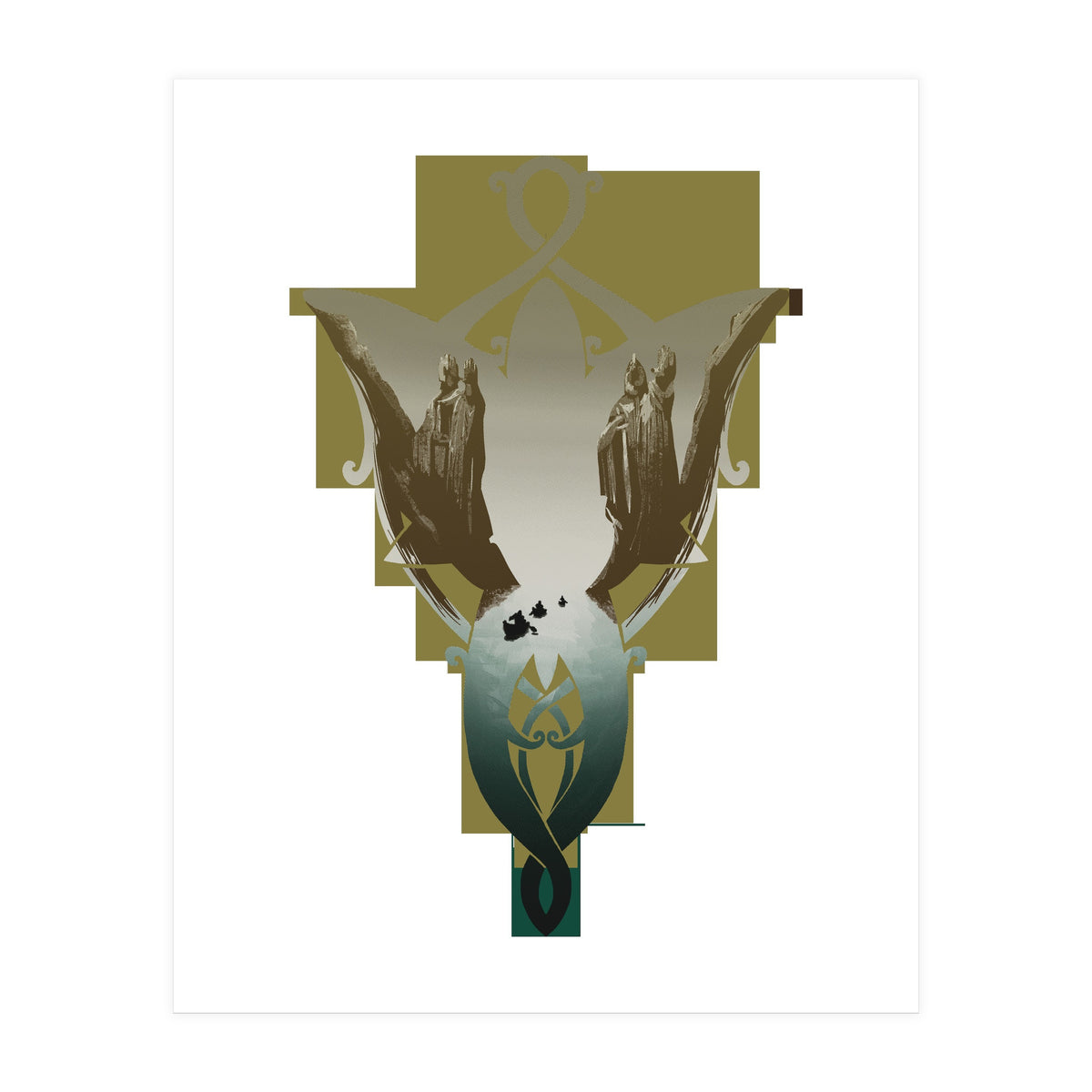 Evenstar at the Argonath (Print Only)