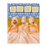 Ladies-Only Club | Girl Talk Slumber Party BFF | Bohemian Feminism Independent Moroccan Women (Print Only) thumbnail
