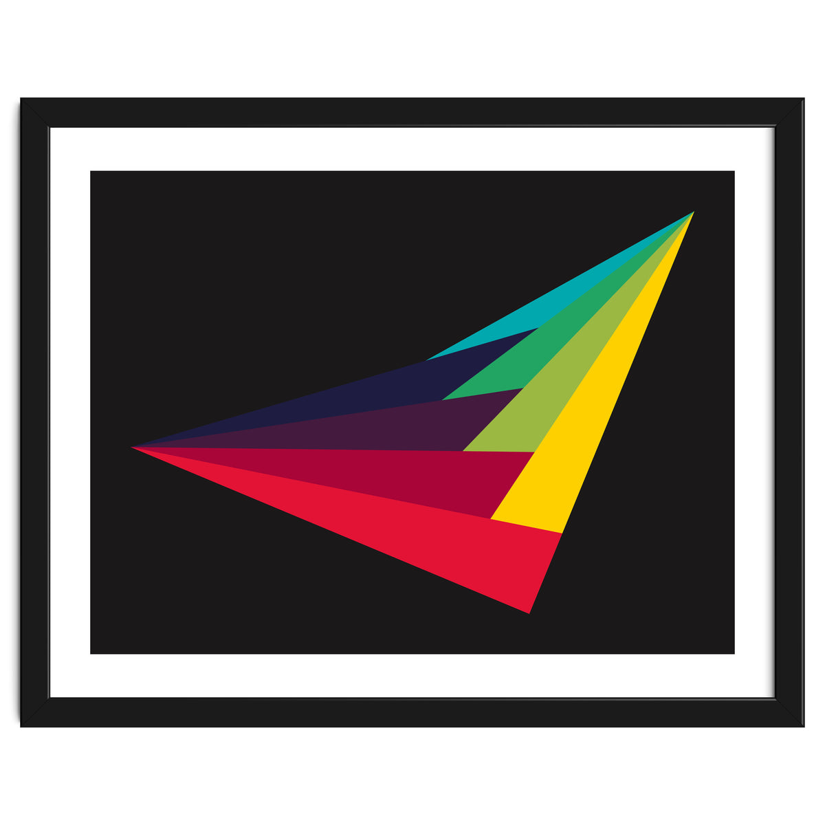 Geometric Shapes No. 40 - rainbow