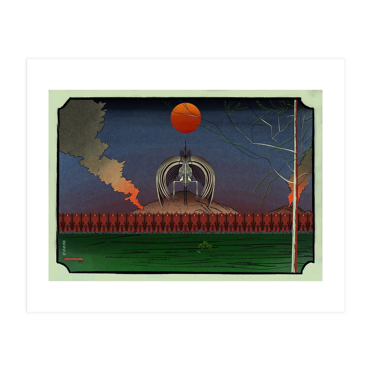 Attack on Titan: Rumbling Ukiyo-e (Print Only)