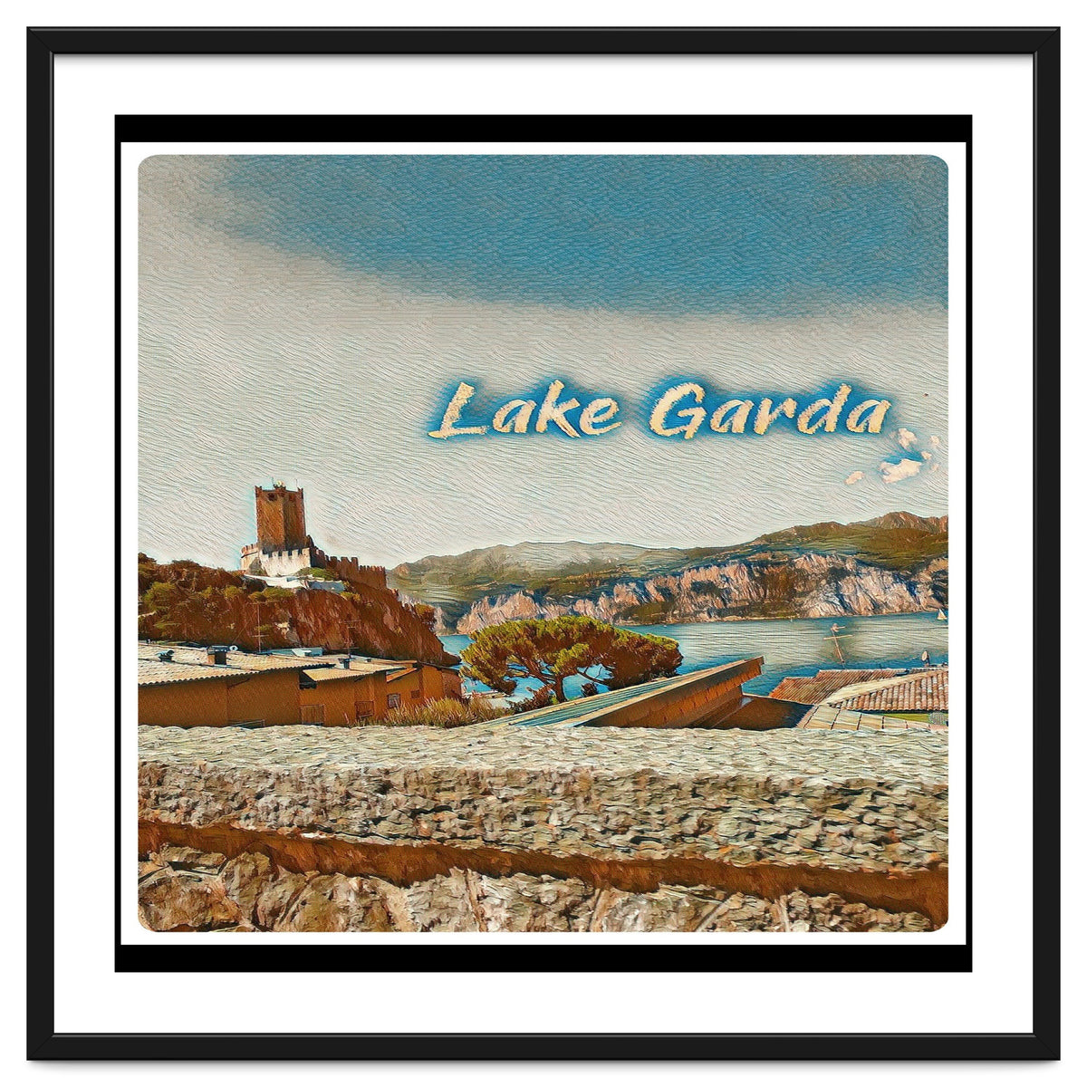 Malcesine Castle On Lake Garda