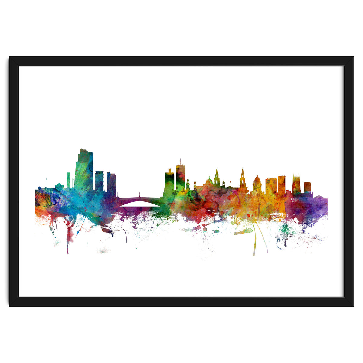 Leeds England Skyline