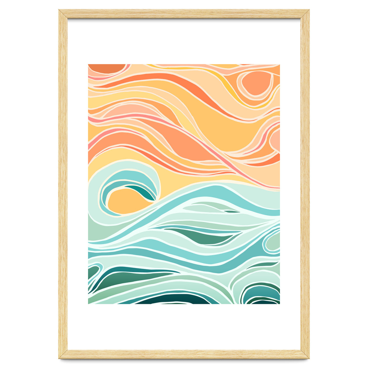 Sky And Sea Abstract