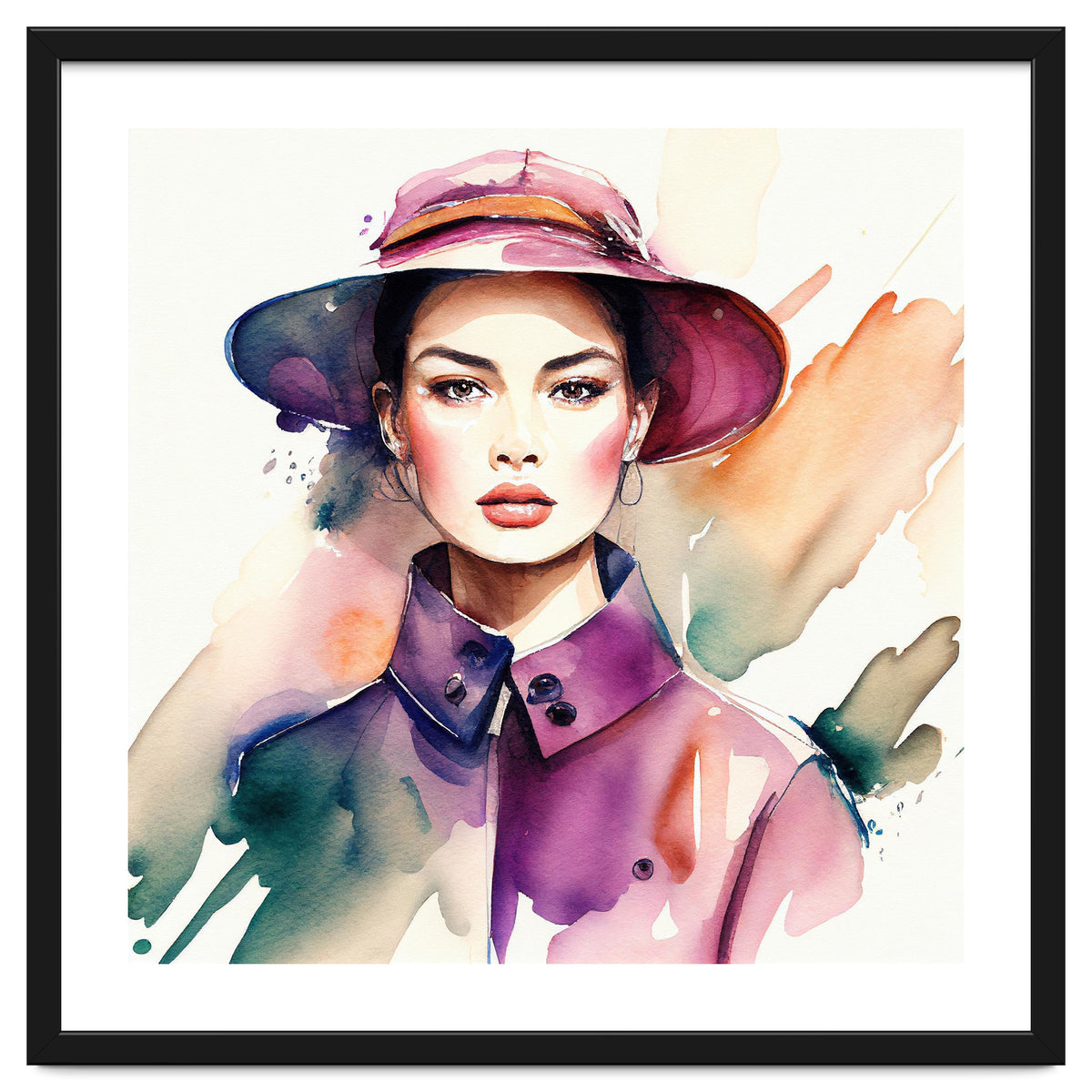 Watercolor Fashion Woman #2