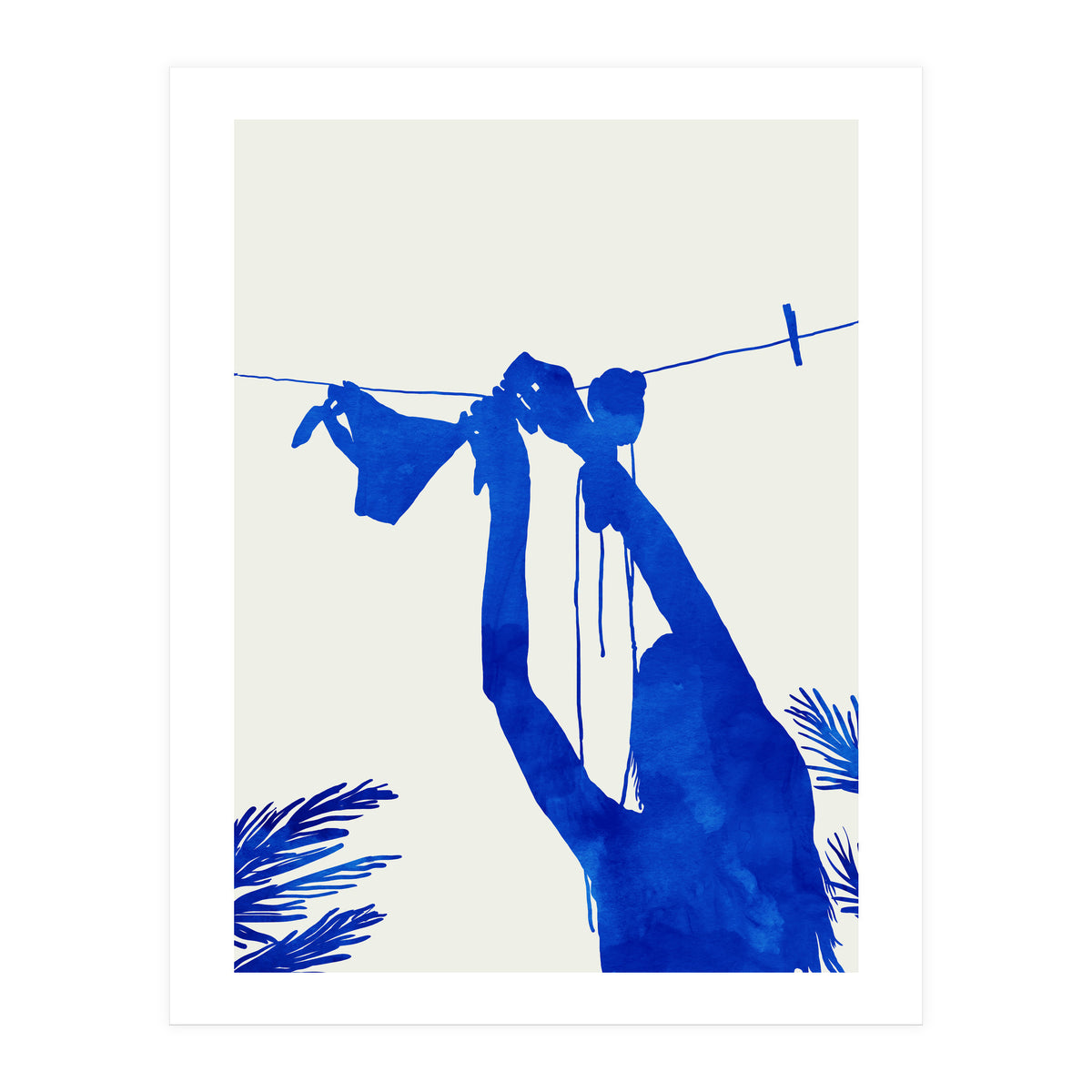 Blue Nude Vacay Matisse (Print Only)