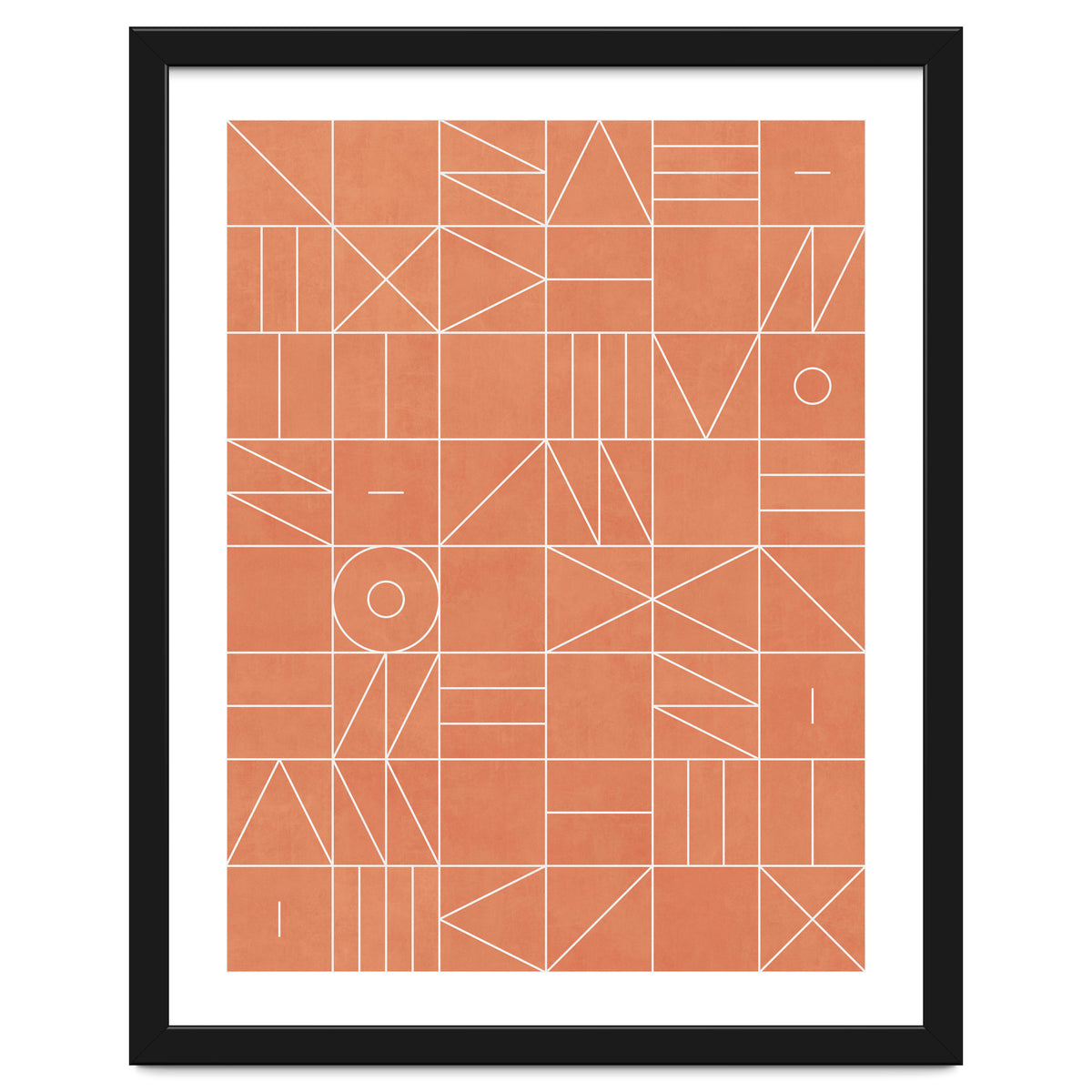 My Favorite Geometric Patterns No.5 - Coral