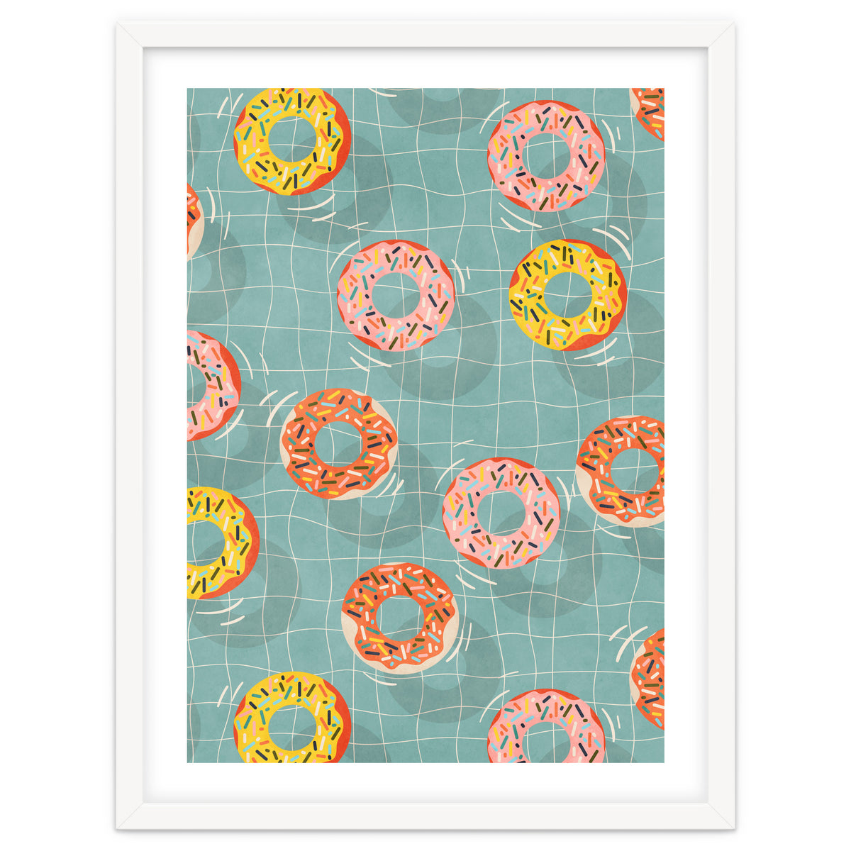 Pool Party Donuts