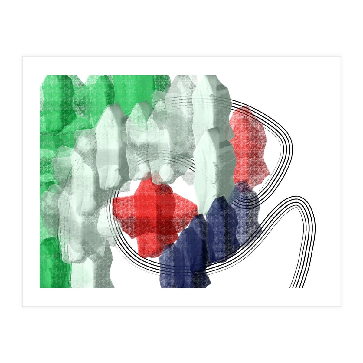 Rocks And Rocks (Print Only)