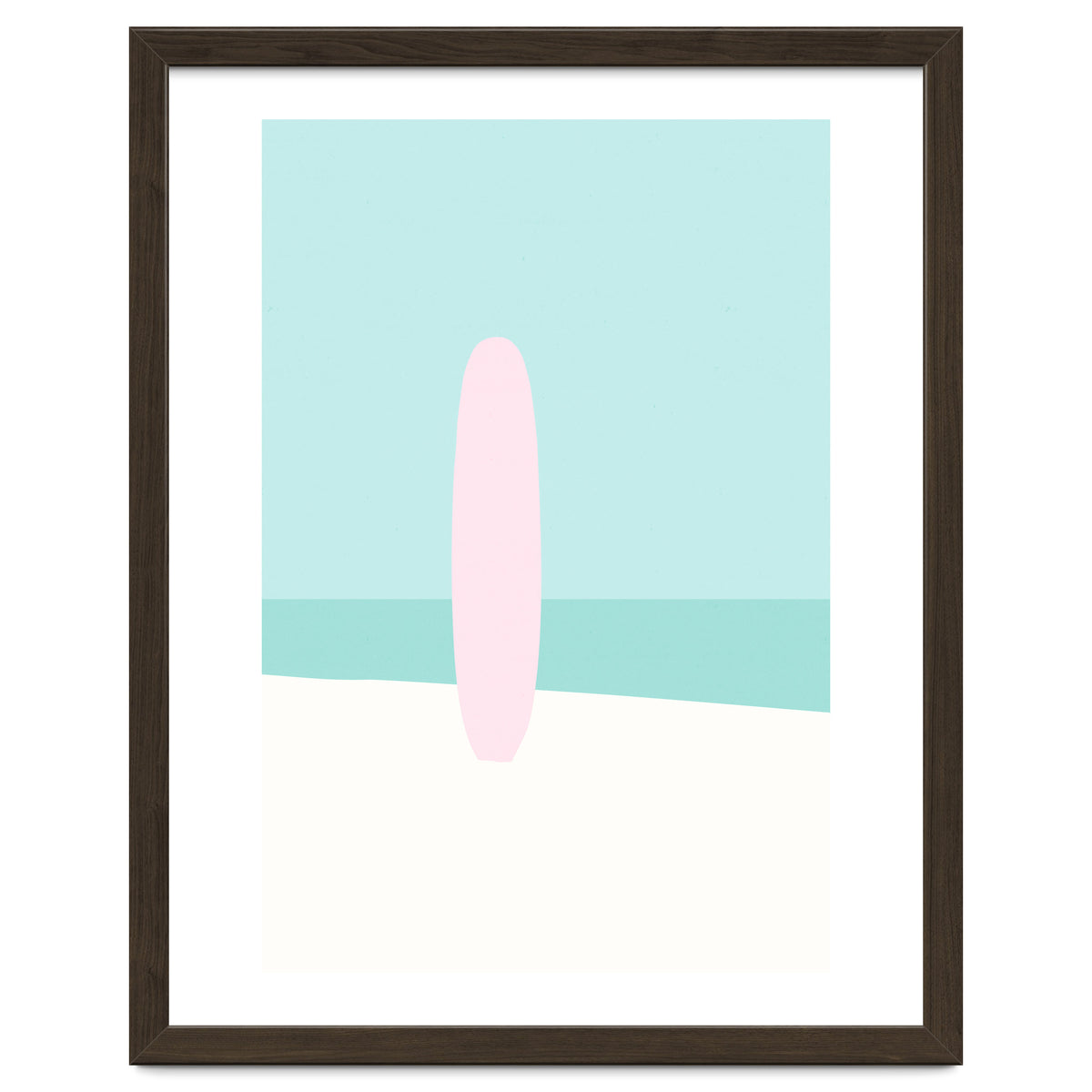 Minimal Surfboard - Turquoise Coast