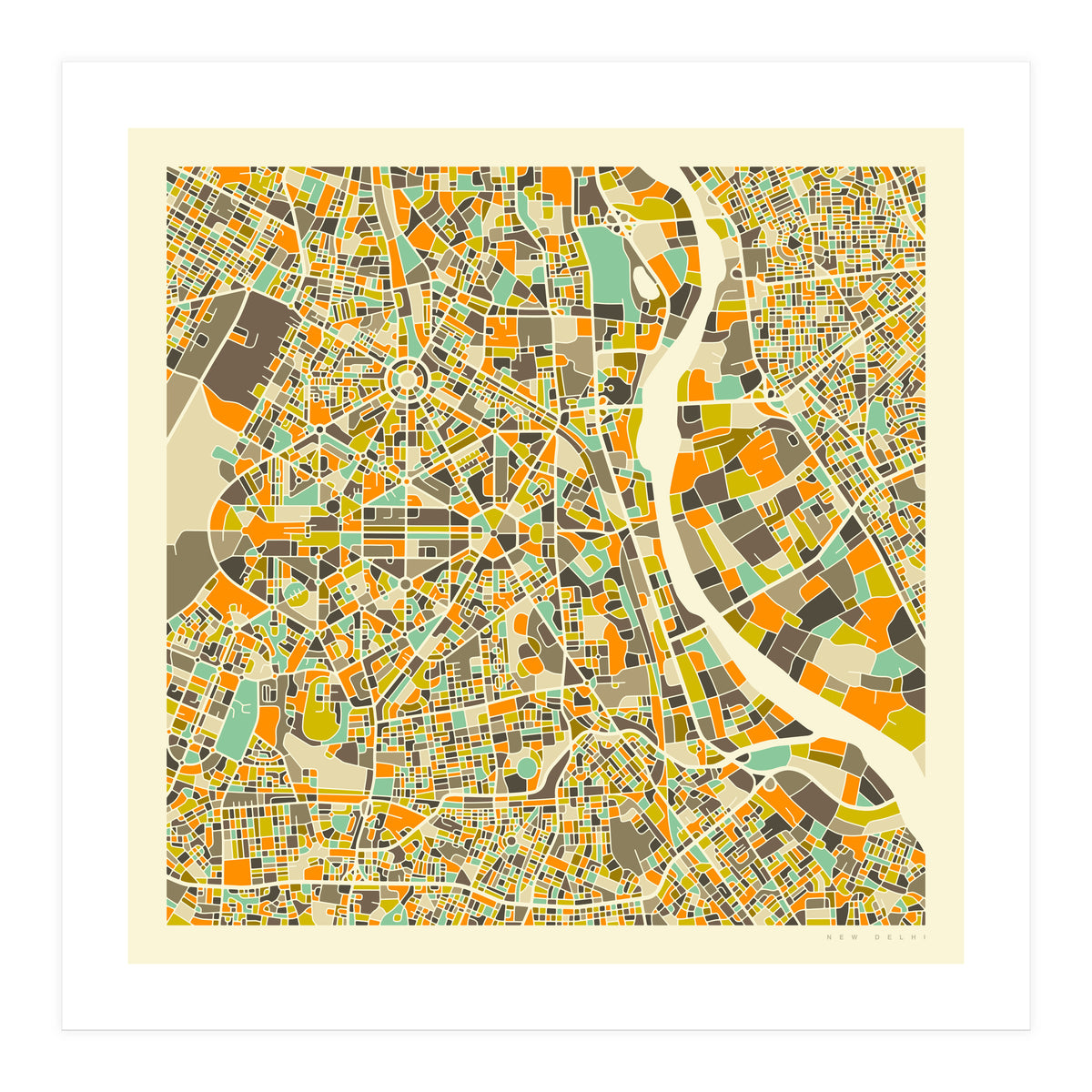 NEW DELHI MAP (Print Only)