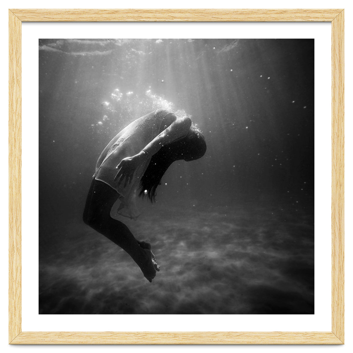 Woman Inside The Water