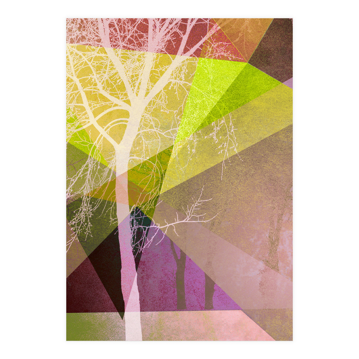 P22 Trees And Triangles  (Print Only)