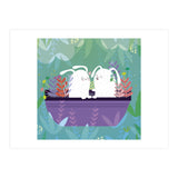 Rabbits in love (Print Only) thumbnail