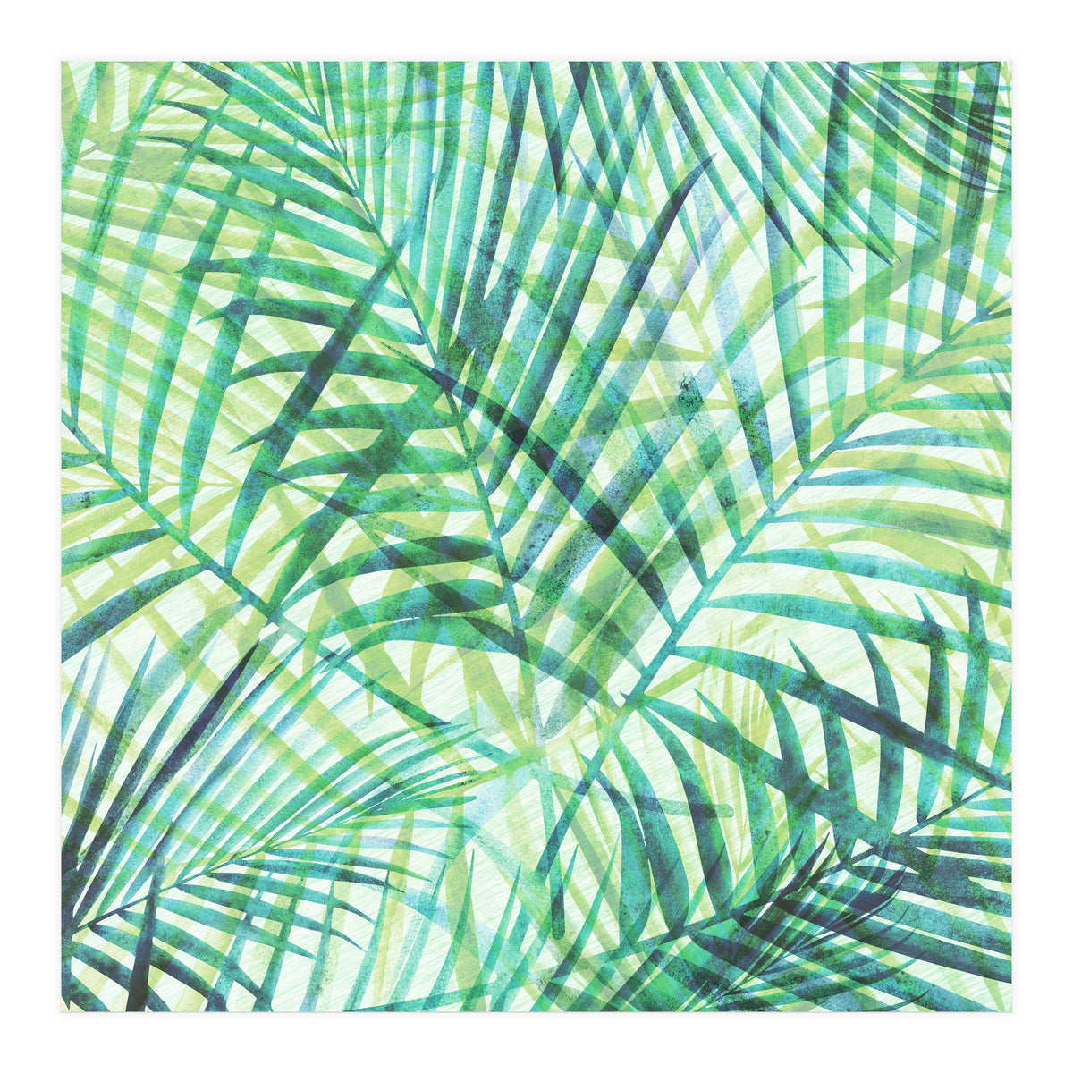Abstract Tropical Palms (Print Only)