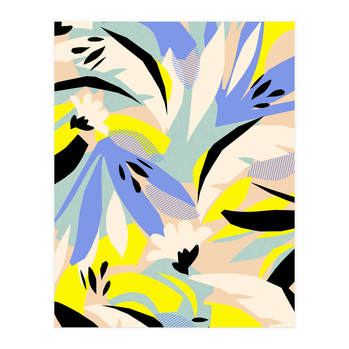 Abstract floral (Print Only)