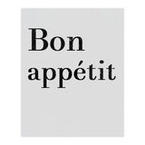 Bon Appétit, Grey (Print Only) thumbnail