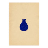 Ultramarine abstract vase (Print Only) thumbnail