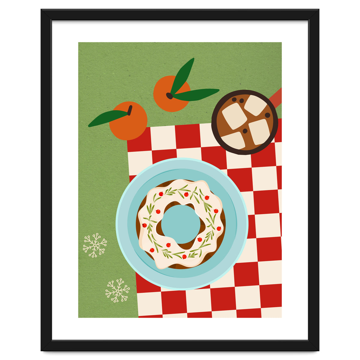 Christmas Wreath Cake