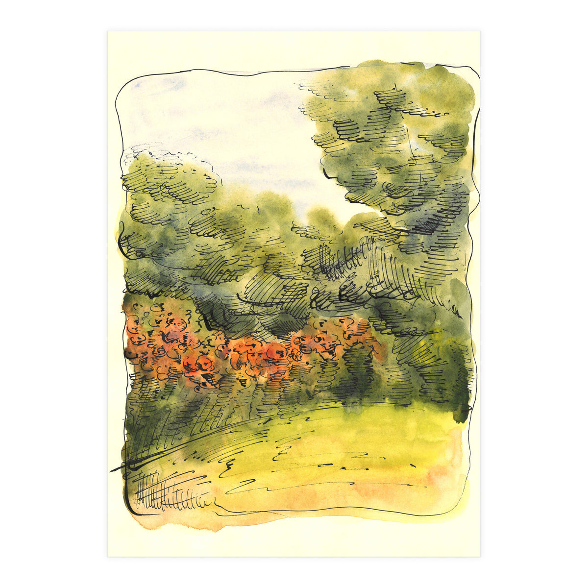 Summer Garden (Print Only)