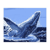 Humpback Whale Breaching  (Print Only)