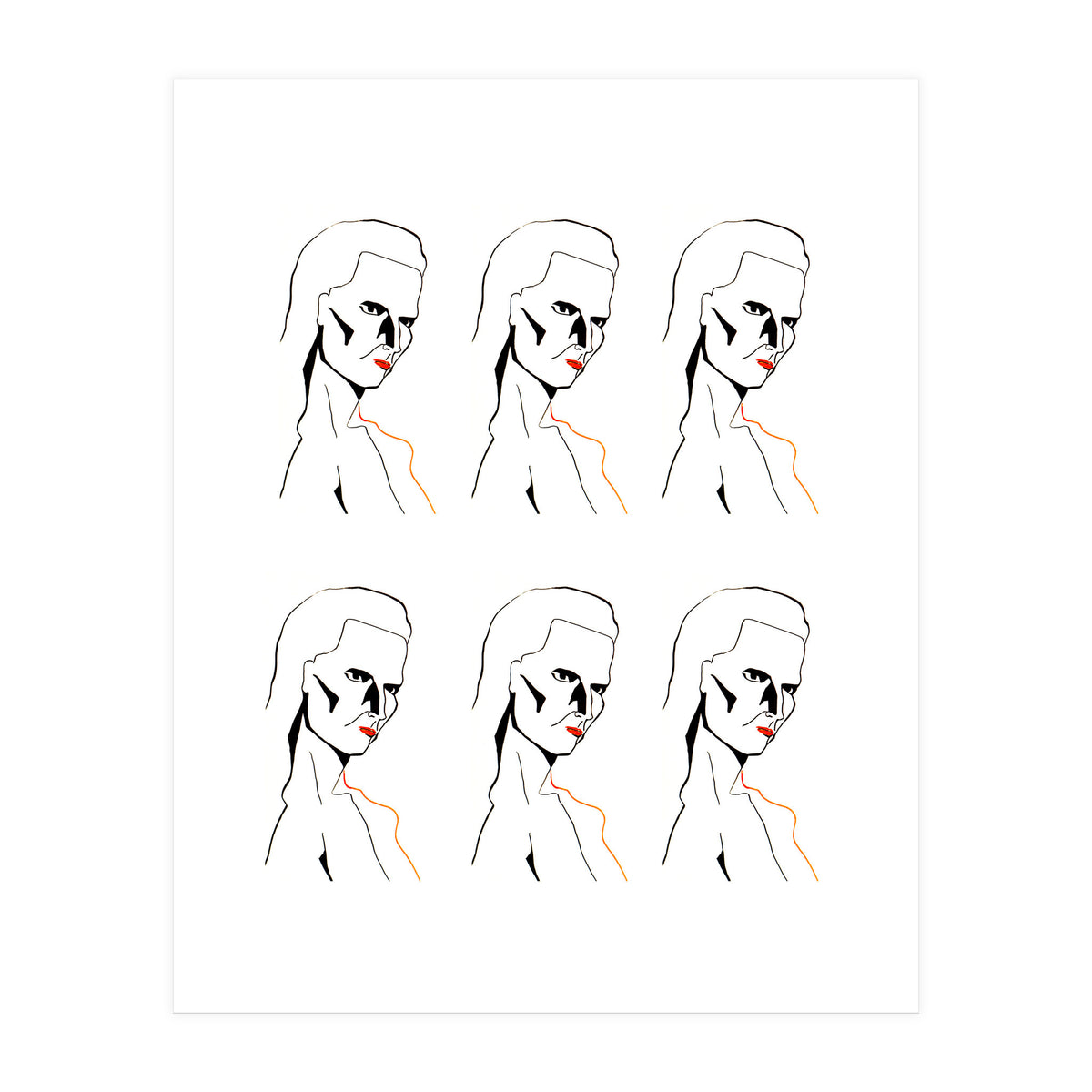 Red Lips (Print Only)