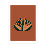 Bohemian Terracotta Flower (Print Only) thumbnail
