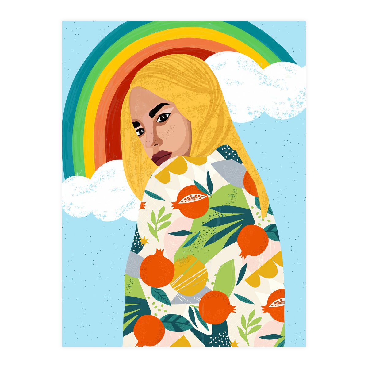A Rainbow In Someone's Cloud (Print Only)