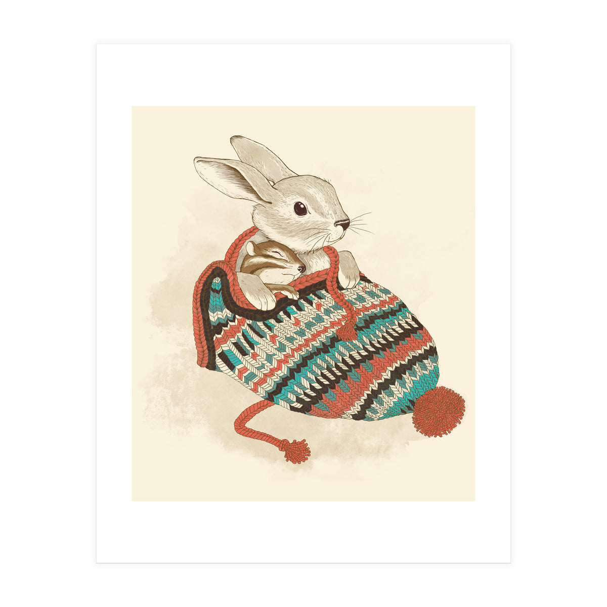 Cozy Chipmunk (Print Only)