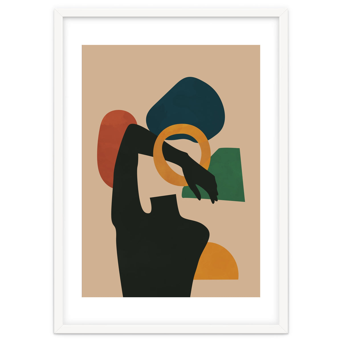 Abstract Body Mind Modern Mid Century