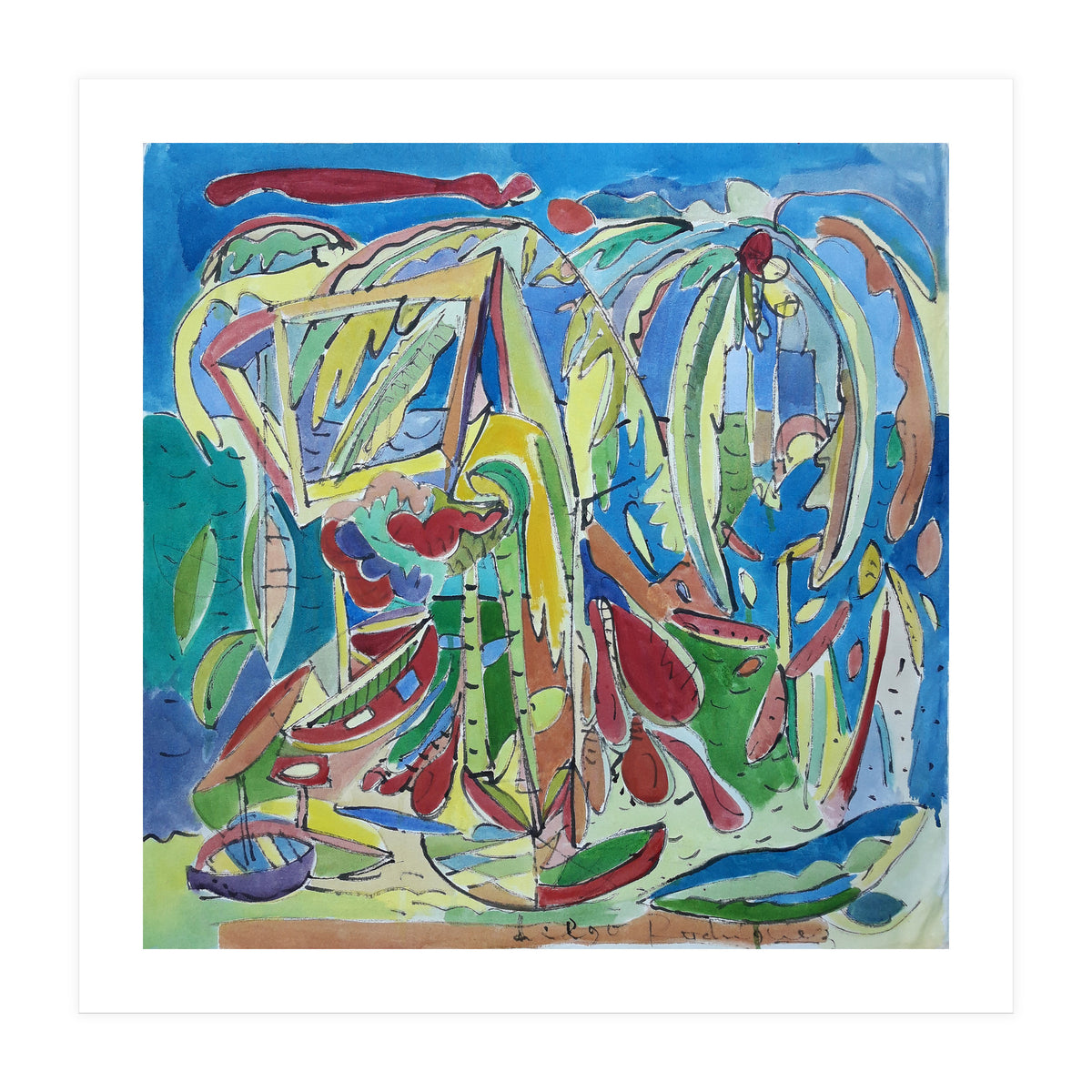 Isla Cubista (Print Only)