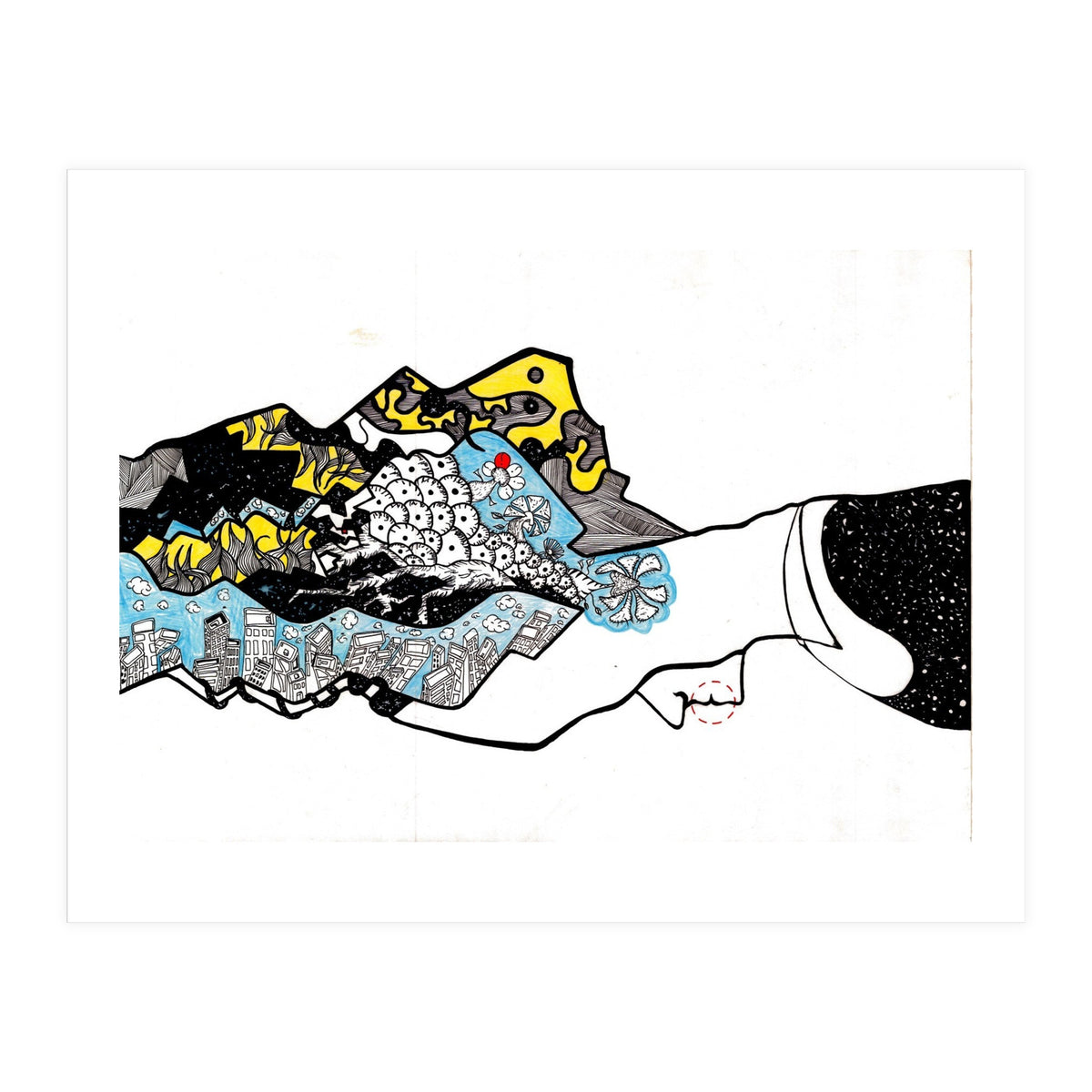 She thinks (Print Only)