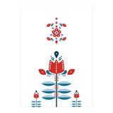 Scandinavian Folk Flowers (Print Only) thumbnail