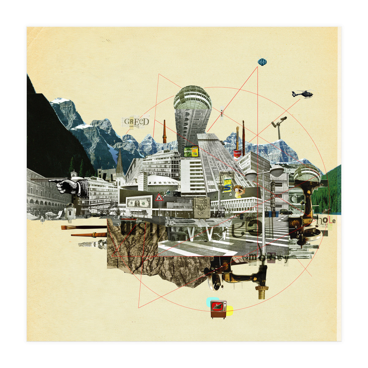 Collage City Mix 7 (Print Only)