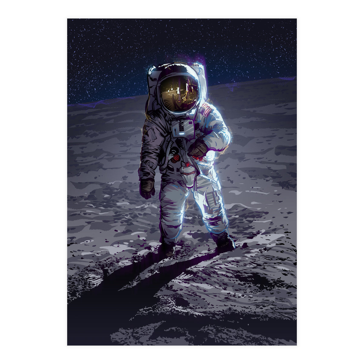 Apollo 11 Astronaut (Print Only)