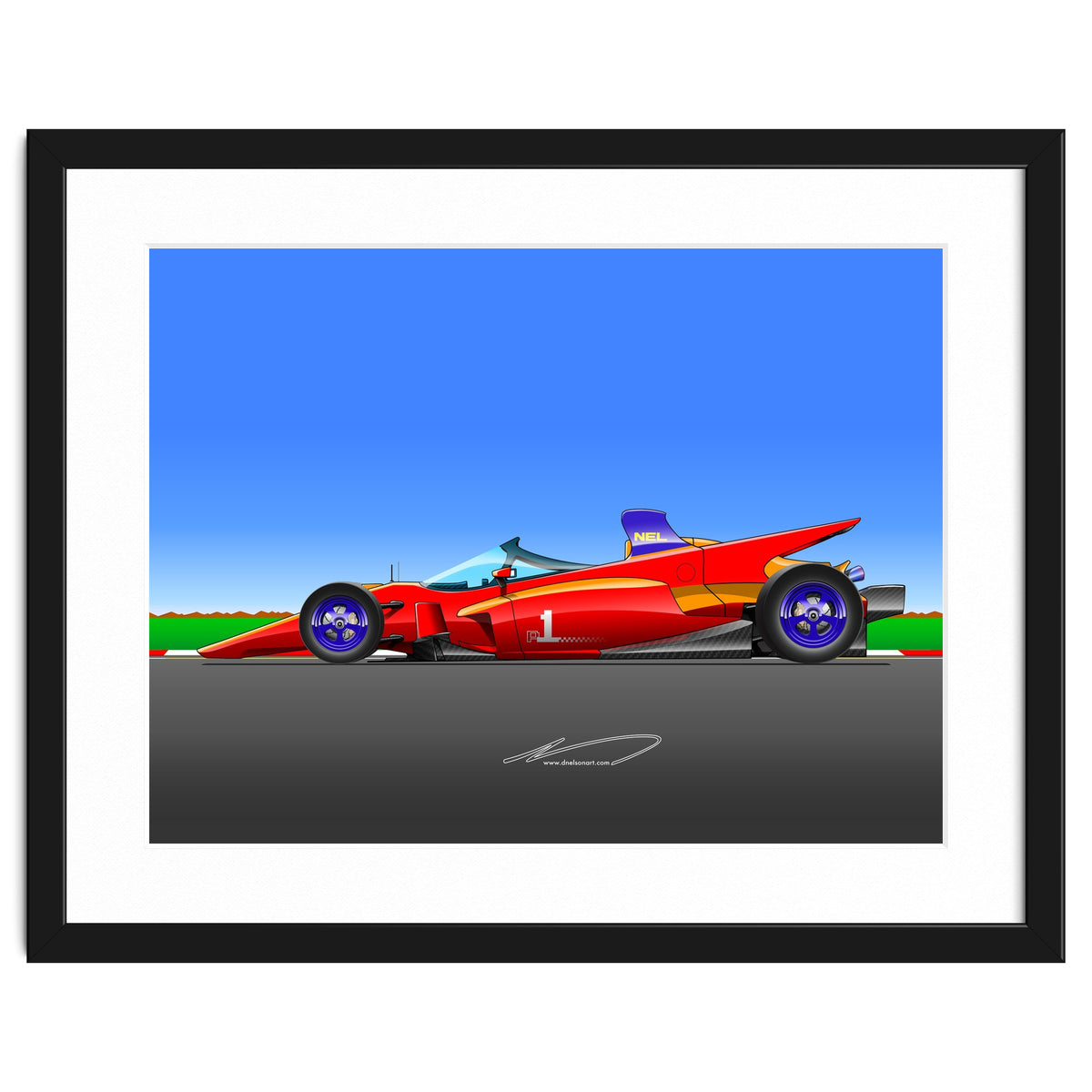 Pole Position Racecar Homage